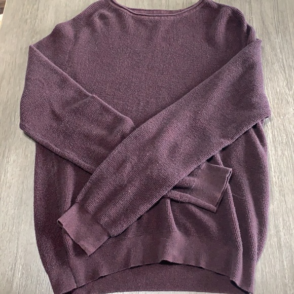 Maroon/purple crew neck sweater - Picture 2 of 3